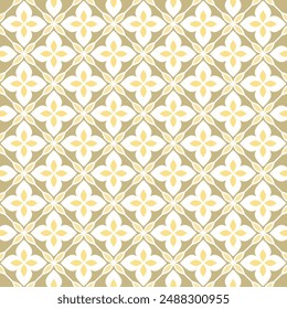 Patrón sin costuras. Hermosa forma de hoja de cuatro pétalos con combinación de colores brillantes. Adecuado para diversos propósitos de diseño de textiles, azulejos, Fondos de pantalla, fondos, etc.