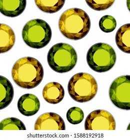Seamless pattern with beautiful gemstones. For the design of invitations, textiles, cards