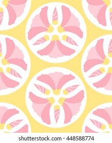 Seamless pattern with beautiful gentle bindweeds. It can be used for greeting cards, birthday cards, wedding invitations, wallpapers, textile, etc. Vector illustration