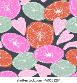 Seamless pattern with beautiful gentle bindweeds. It can be used for greeting cards, birthday cards, wedding inwitations, wallpapers, textile, etc. Vector illustration