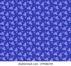 Seamless pattern with beautiful hearts. Can be used for wallpaper, pattern fills, greeting cards, webpage backgrounds, wrapping paper or fabric. Vector illustration. EPS 10.