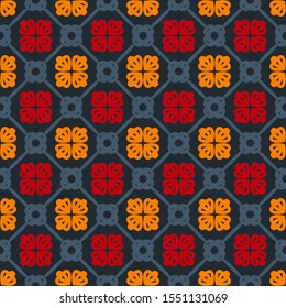 Seamless pattern with beautiful ornament.