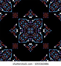 Seamless pattern of beautiful paisley cucumbers African, Turkish, Indian, Persian. Vector illustration