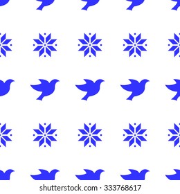 seamless pattern of beautiful patterns on a light background