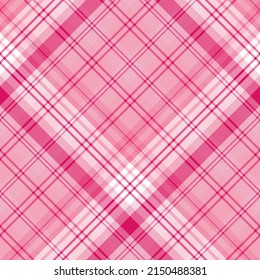 Seamless pattern in beautiful pink colors for plaid, fabric, textile, clothes, tablecloth and other things. Vector image. 2