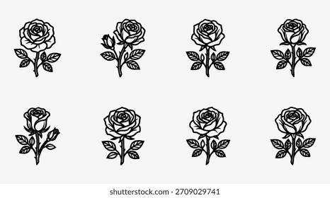 Patrón sin fisuras de hermosas rosas en elegancia en blanco y negro