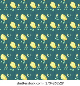 Patrón sin foco con hermosas flores de rosas. Fondo floral festivo para sus postales de diseño, tejidos, bloc de notas. Hermosas flores.