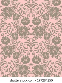 Seamless pattern with beautiful roses. Vector illustration.
