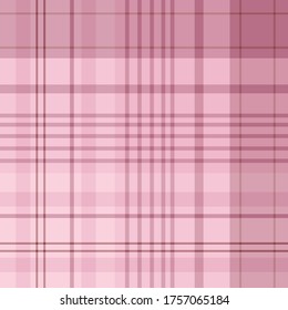 Seamless pattern in beautiful warm pink colors for plaid, fabric, textile, clothes, tablecloth and other things. Vector image. 