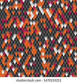 Seamless pattern. Bedouin style of woven fabrics