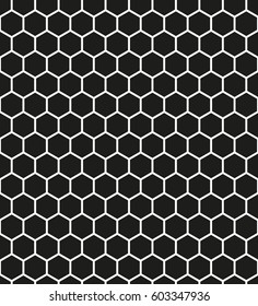 Seamless pattern of bee honeycombs