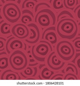 Seamless pattern of beetroot slices