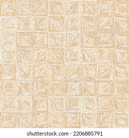 Nahtloses Muster. Beige Schattierungen. Zelluläre Struktur.
