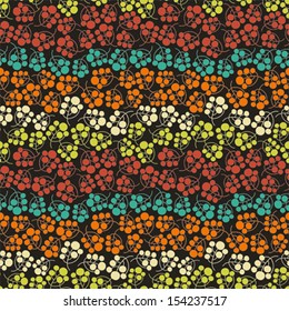 Seamless pattern with berries. Vector background of nature. 