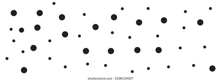 Seamless pattern. Big dots wallpaper. Circles ornament. Polka dot motif. Circular figures backdrop. Rounds background. Dotted motif. Vector design eps 10