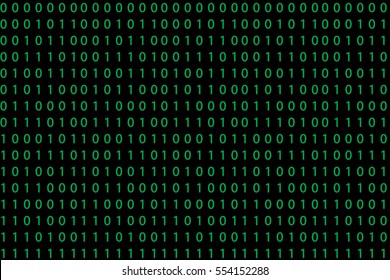 Seamless pattern with binary code