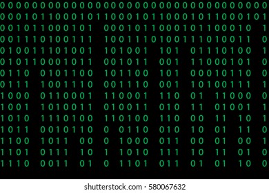 Seamless pattern with binary code