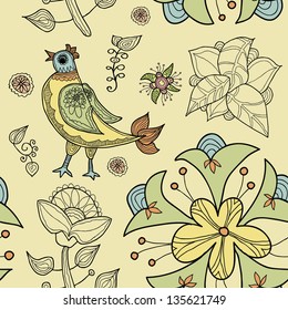  seamless pattern with birds