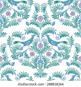 seamless pattern with birds 