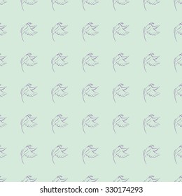 seamless pattern with birds