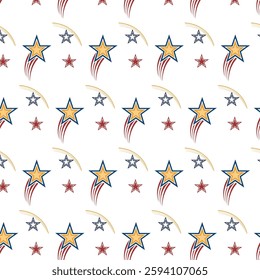 seamless pattern with birds and flowers