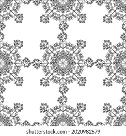 Seamless pattern with bitter herbs in sketch style. Herb-of-grace (Ruta graveolens), elements and flowers, leaves and berries. Common rue, hand drawn doodle illustration.