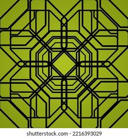 nahtloses Muster, schwarzer Hintergrund mit Ornamenten, schwarze nahtlose Textur, Ornament, Retro-Hintergrund, Tapete