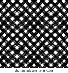 seamless pattern in black cage