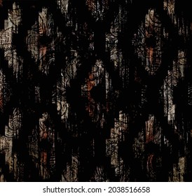 Seamless pattern .Black carpet design .classic and modern. upholstry design. Vintage decorative elements. Hand drawn background.  Perfect for printing on fabric or paper.
