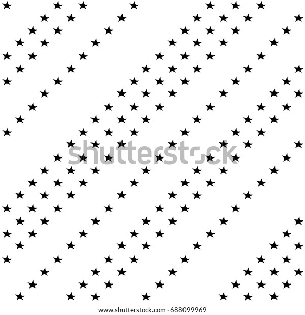 Seamless pattern with\
black cartoon stars and moons. Good for surface design, textile,\
fabric, wallpaper, wrapping paper, decoupage, scrapbooking,\
handmade. Vector.