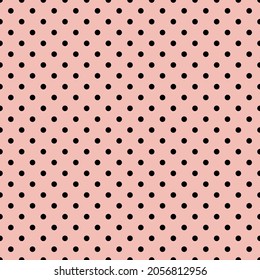 seamless pattern with black dot vecter.
