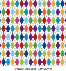 Seamless pattern with black dotted lines