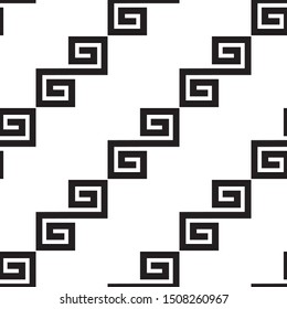 Seamless pattern with black geometric forms(texture 3).