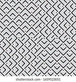 Seamless pattern with black and gray bands