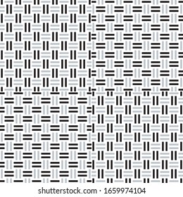 Seamless pattern with black and  gray crossing lines
