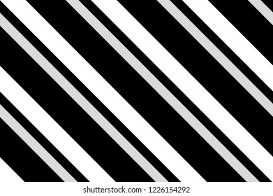 Seamless pattern. Black, grey stripes on white background. Striped diagonal pattern for printing on fabric, paper, wrapping, scrapbooking, websites Background with slanted lines Vector illustration