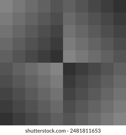 Nahtloses Muster mit schwarzgrauem und weißem Quadrat auf weißem Hintergrund für Stoffmuster, Bodenfliesen, Bildschirmhintergrund, Vorhang, Fliesenmuster, Heimdekorationsdesign