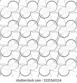 Seamless pattern with black intersecting lines(texture 5).