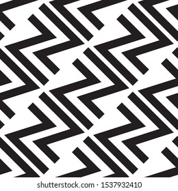 Seamless pattern with black letter N.