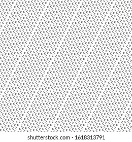 Seamless pattern with black letter small c.