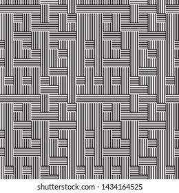 seamless pattern with black lines