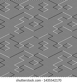seamless pattern with black lines