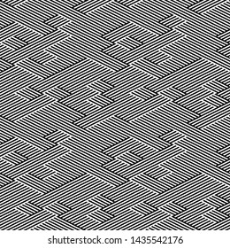 seamless pattern with black lines