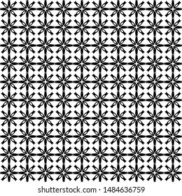 Seamless pattern.  Black lines on a white background. Oriental patterns. Background with Arabic ornaments. Patterns, backgrounds and wallpapers for your design. Textile ornament. Vector illustration.