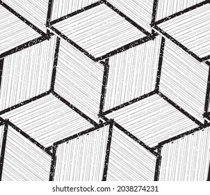Seamless pattern with black lines3. Seamless vector illustration eps 10.