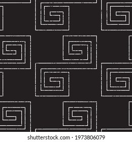 Seamless pattern with black outline geometric forms texture 2 8090. Seamless vector illustration eps 10.