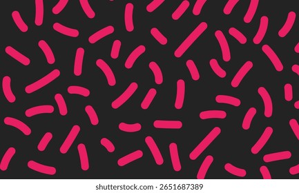 seamless pattern, black pink vector design