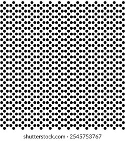 Seamless pattern of black polka dots on white background. Abstract small polka dot pattern. Suit Kurt digital design. Black polka dot pattern.