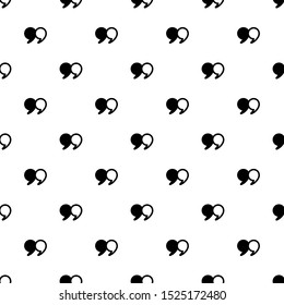 Seamless Pattern With Black Quote Marks On White Background. Education Seamless  Texture. Reading, Study, Learning Wallpaper. Checkered Vector Illustration. 