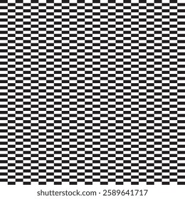 seamless pattern of black rectangles arranged in a checkerboard pattern on a white background